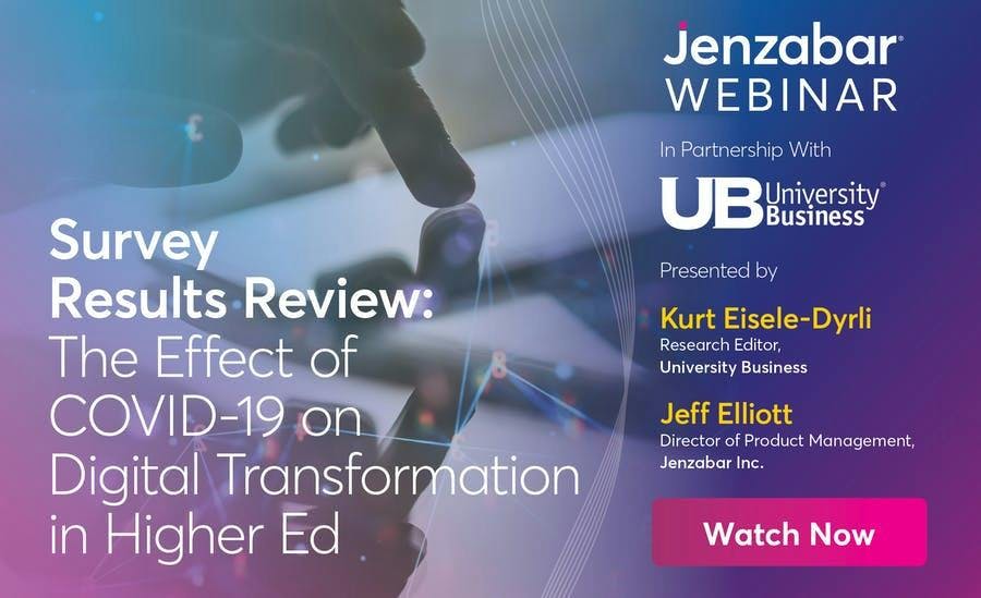 The Effect of COVID-19 on Digital Transformation in Higher Ed