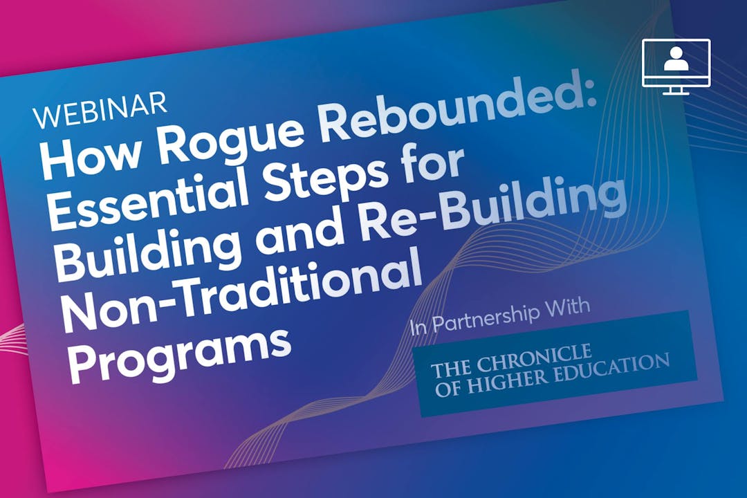How Rogue Rebounded: Essential Steps for Building and Re-Building Non-Traditional Programs